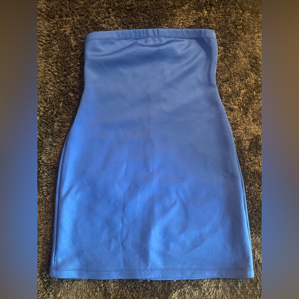 Blue clubbing dress